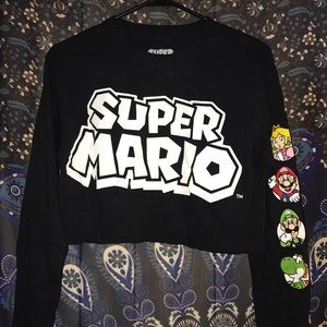 Super Mario crop top